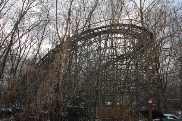 Old roller coaster track at Chippewa Lake by jdwalters