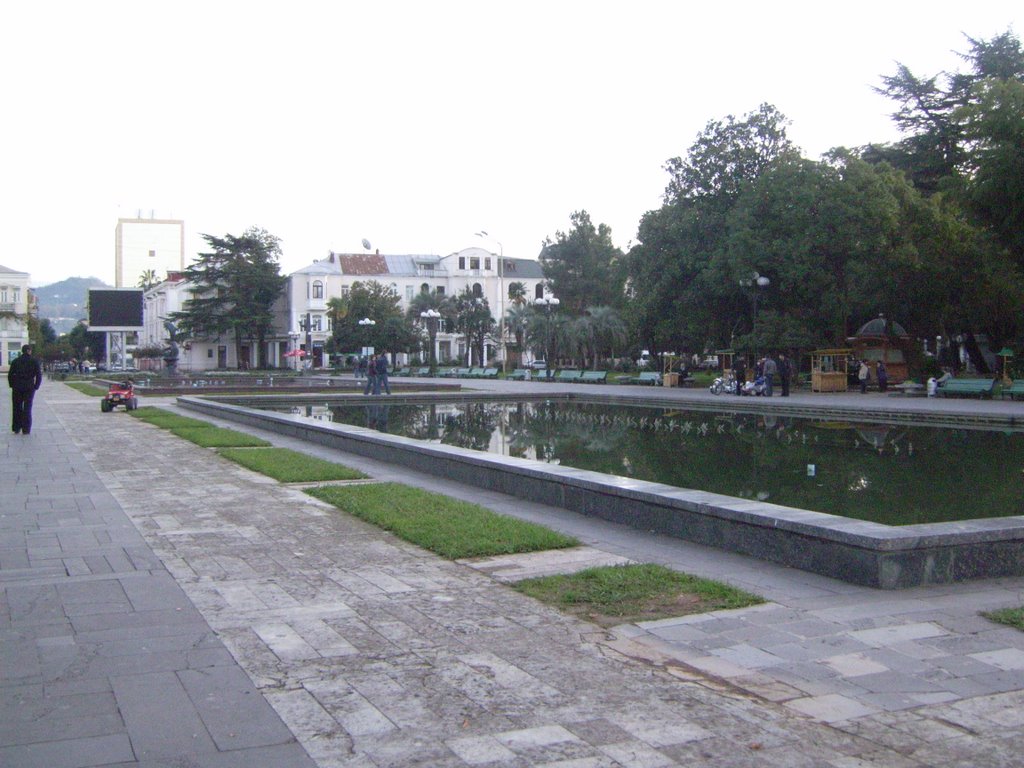 Seaside park of Batumi by Lasha Lomadze