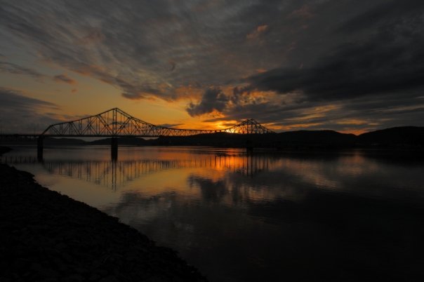 Bridge from Campbellton, NB to Quebec by jdwalters