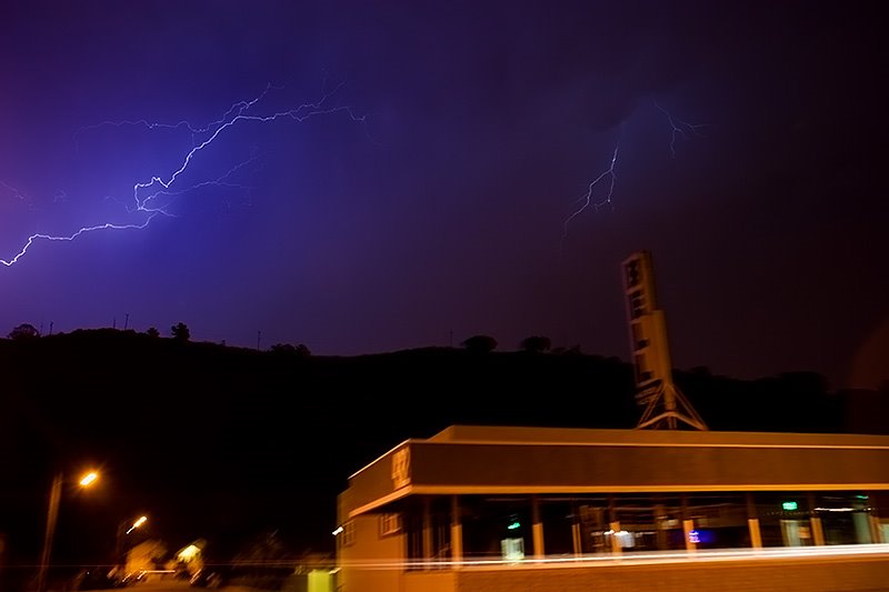 Avenue Lightning Storm - Bell Arts by Lucas Deming