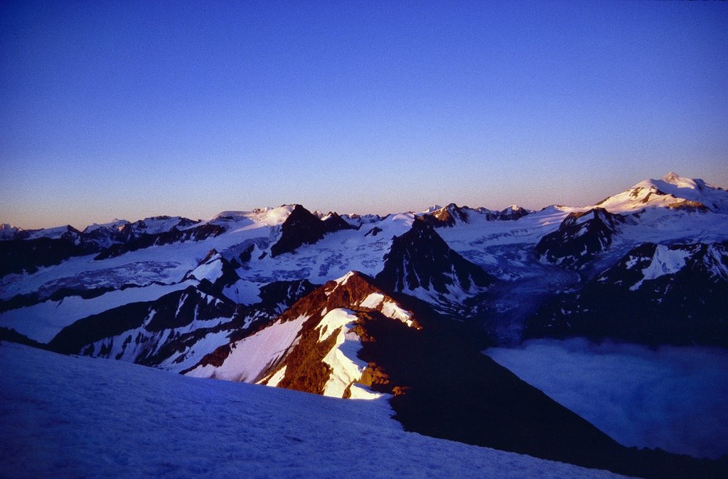 Mainzer Höhenweg 1988 Blick Ötztal by Detlef Wilkowski