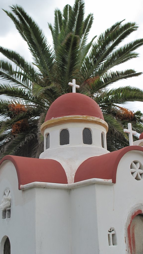 Miniature votive church near Sitia by erikpraisos