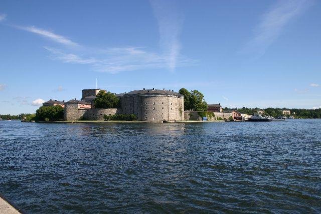 Burg auf einer Vaxholm vorgelagerten Insel by Canada-Fan