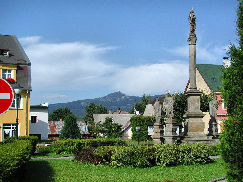 Osečná, pohled na Ještěd by Rodrich