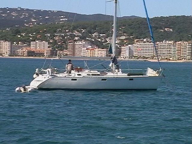 Im Hafen von Palamos by Fred Percher