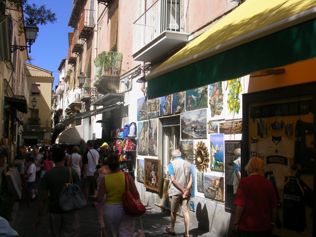 Sorrento, Via San Cesareo by Aldo Ferretto