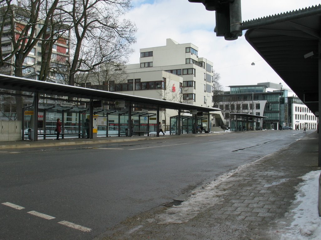 Bus station Albertstrasse by Robert Vasiliu