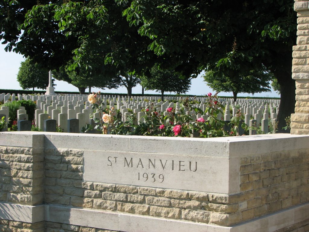 St. Manvieu War Cemetary, Cheux, France - 1939-1945 #3 by James P.