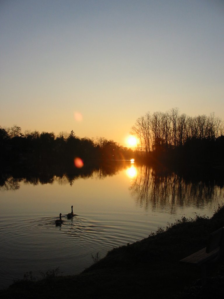 Huron River Sunset by markrhos