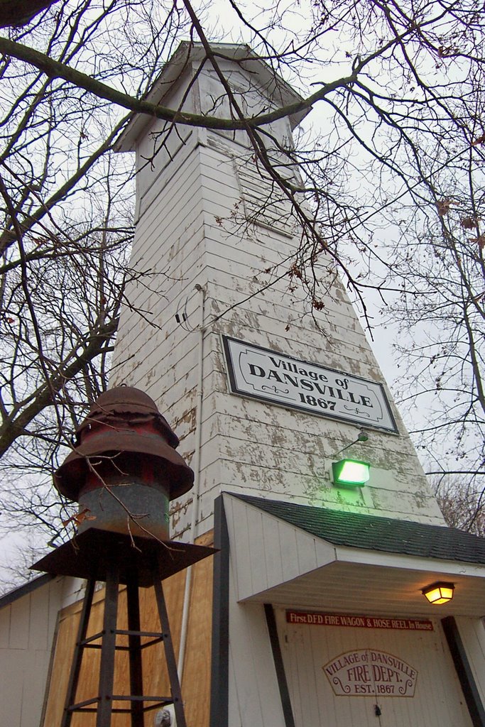 Original Dansville Fire Pump House by Brent@BlphotoUSA