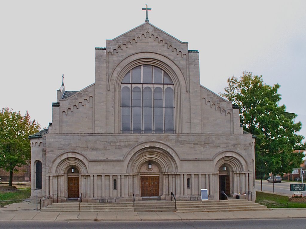 40) Battle Creek MI, Capital Ave - St Philip Catholic Church [G10] by Houckster