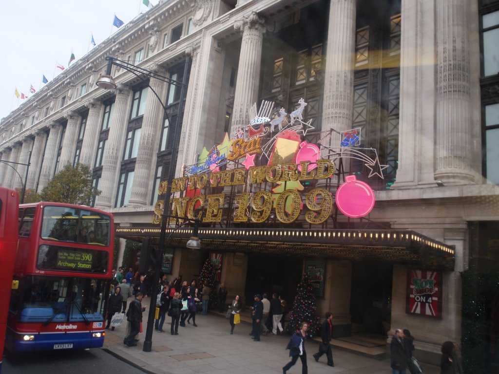 Oxford Street Christmas Decorations by stevenvanValen+hannekeRolloos