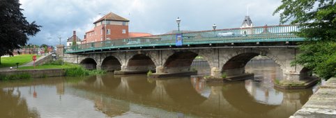 Bridge Neer Newark Castle by Mark Hughes