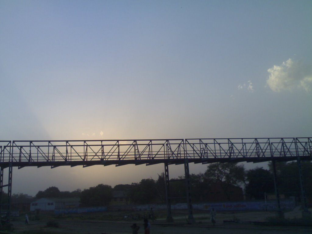 Footover bridge at Hapur Railway Station by *S.Farooq Hammad*