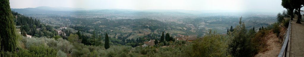 Panorama from Fiesole over Firenze by bloemendaalh