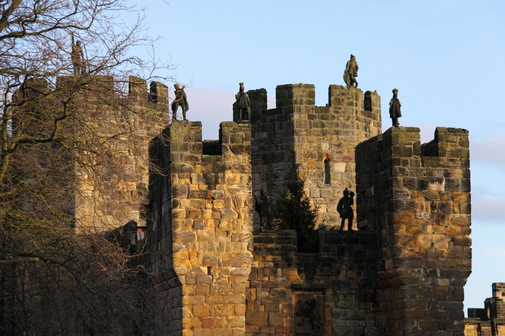 Main Gate Alnwick Castle, Northumberland by Graham Turnbull