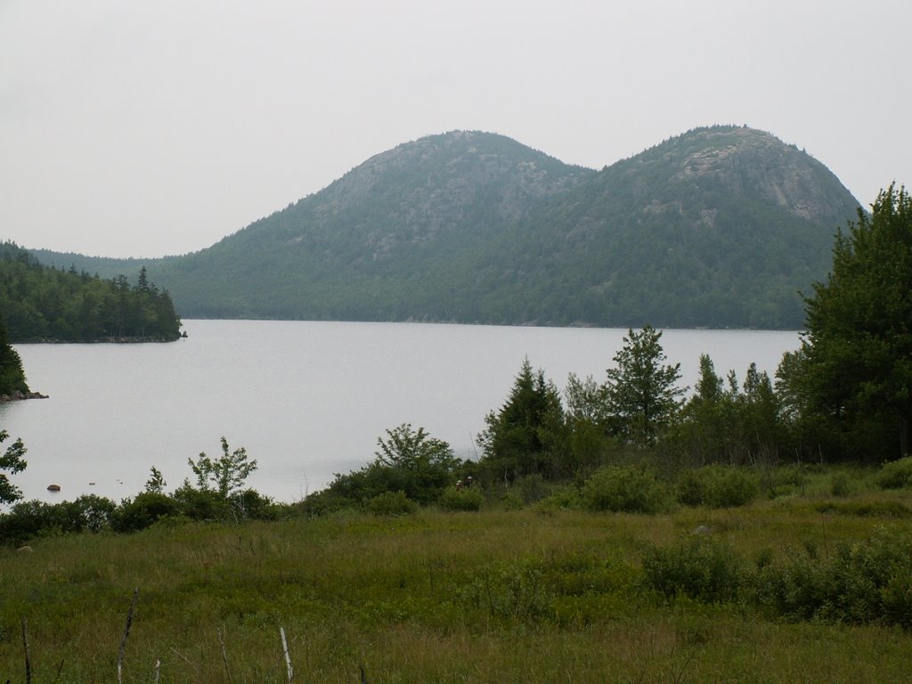 Jordan Pond and The Bubbles by Dana Jensen