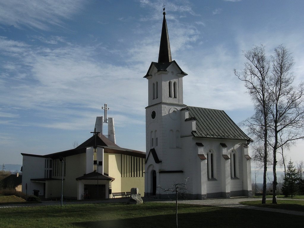 Régi és modern templom - Old and modern churches by Atti