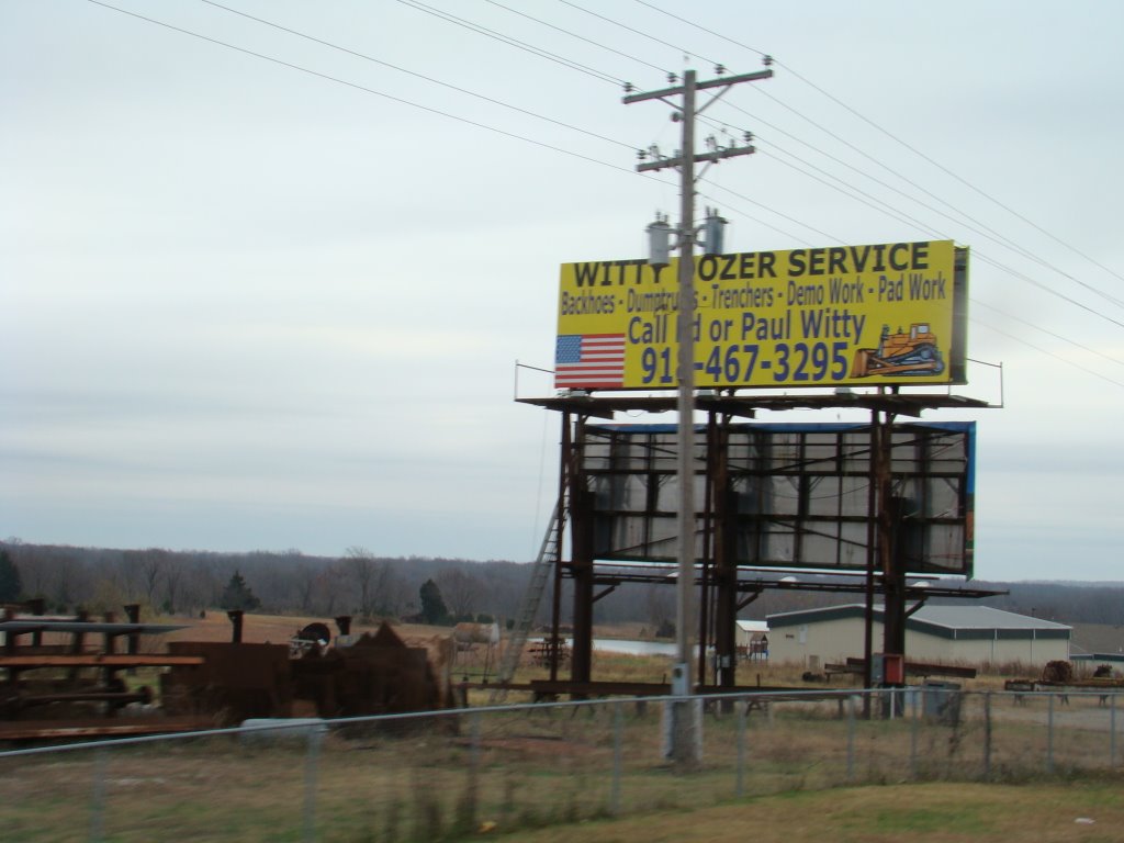 Witty Dozer Service Billboard by FAST GIRL (KRISTY FOX)