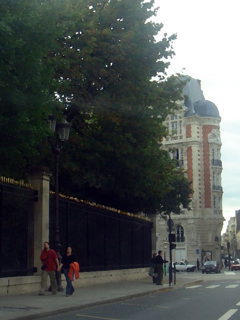 20051022 parc du Luxembourg - rue de Vaugirard by Voltarene