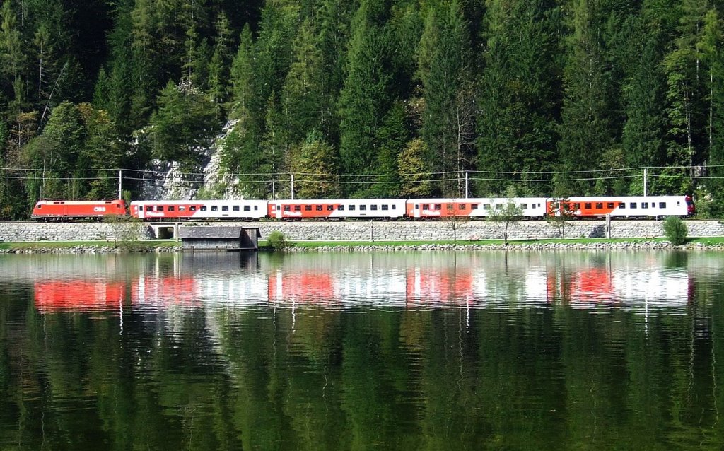 Train in Austria by Tom Portschy