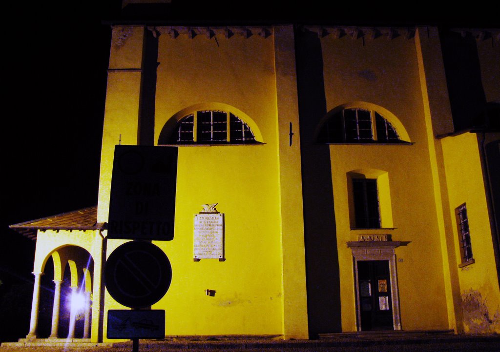 Church in the Night (Madonna del Popolo, 27-11-2009) by Marco Carnelli