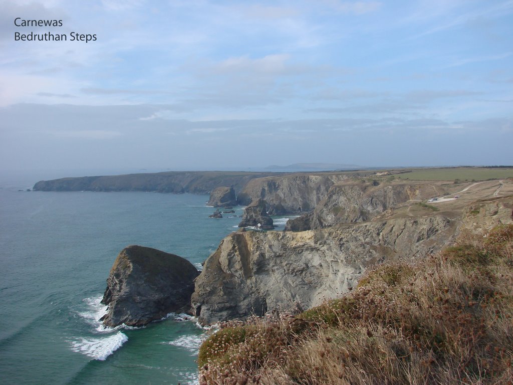 Coast near Bedruthan Steps by greenysstuff