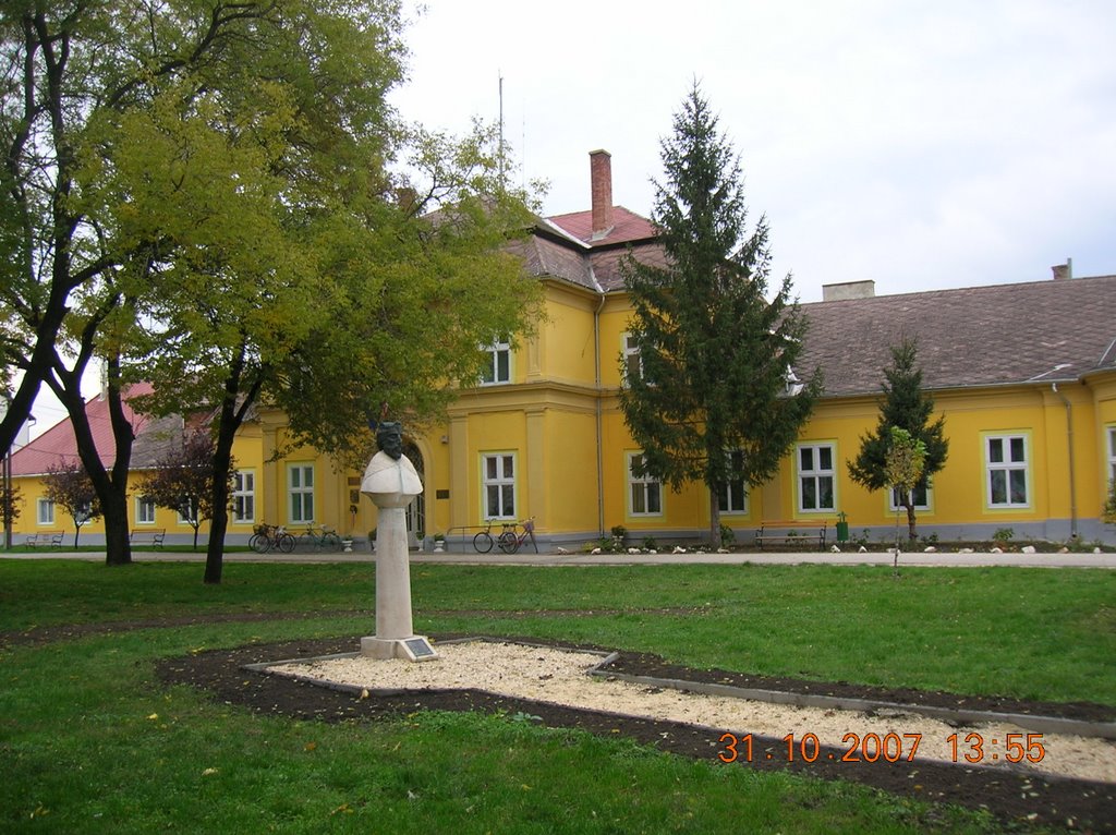 Das Sankt Stephan Denkmal im Schlosspark by ildiko.bajor