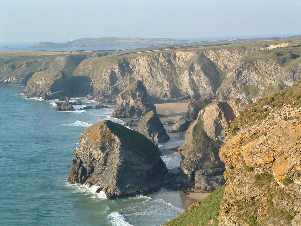 Bedruthan Steps by Neal Clark