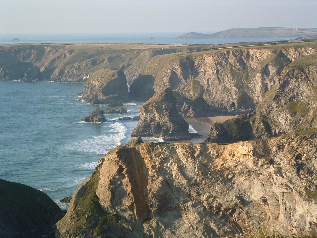 Bedruthan Steps by Neal Clark