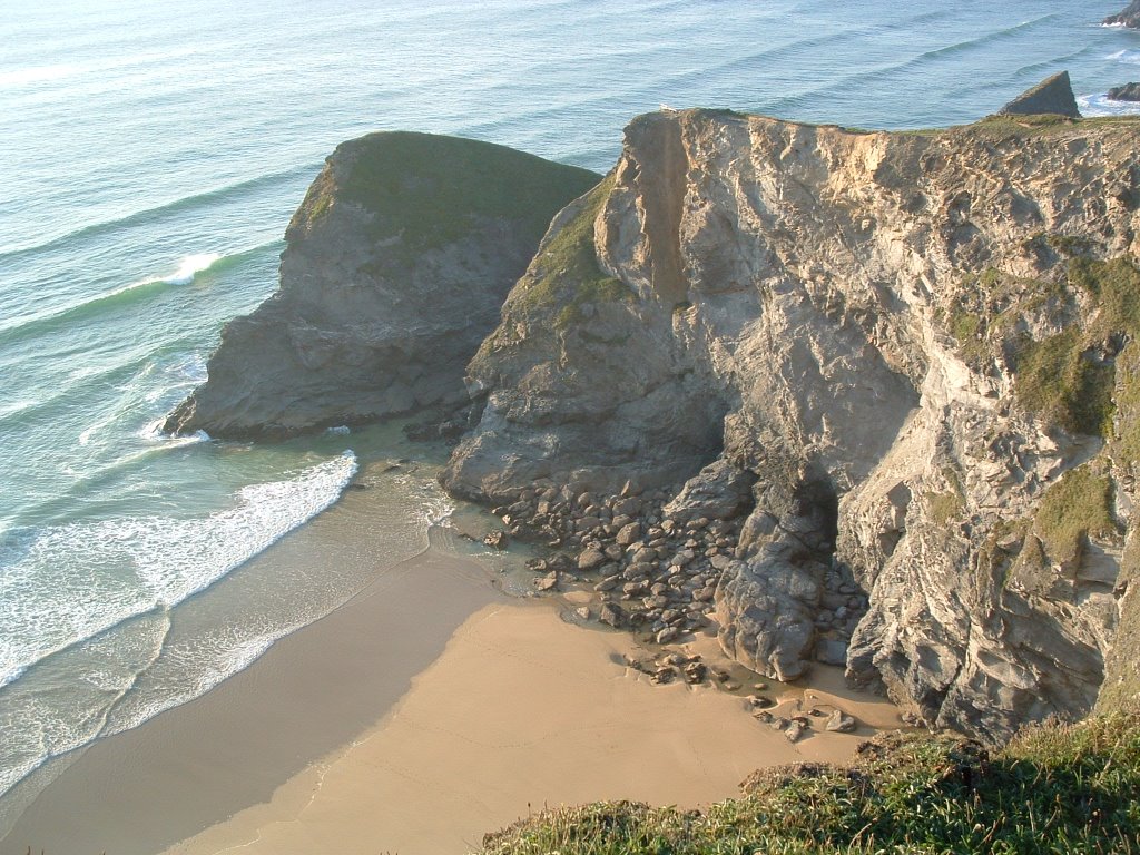 Bedruthan Steps by Neal Clark