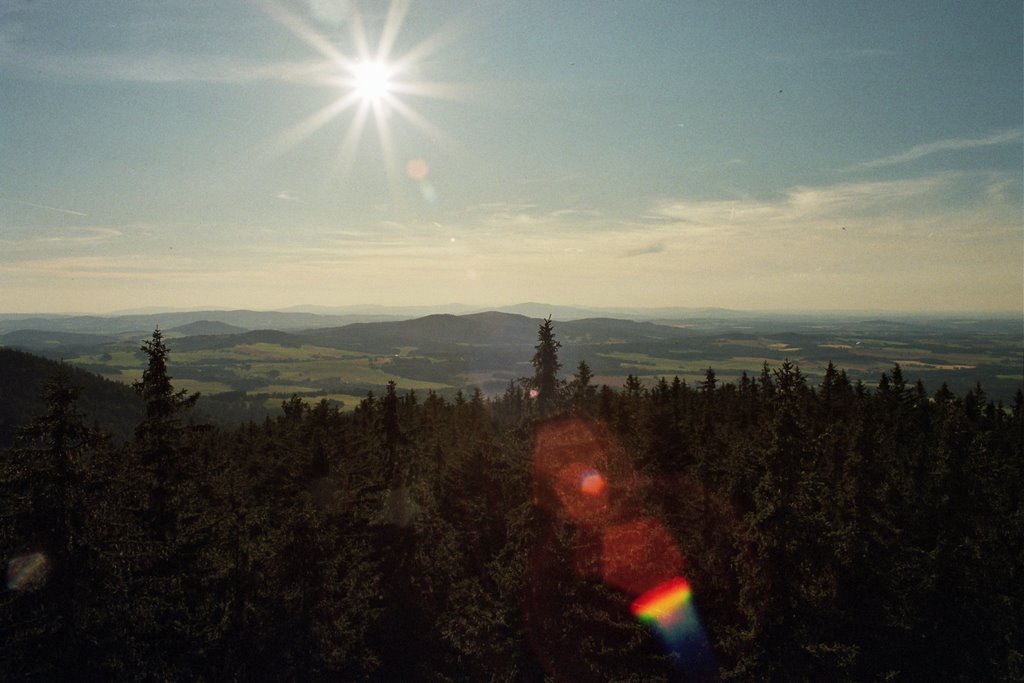 View to Novohradské hory from Kraví hora by Majova