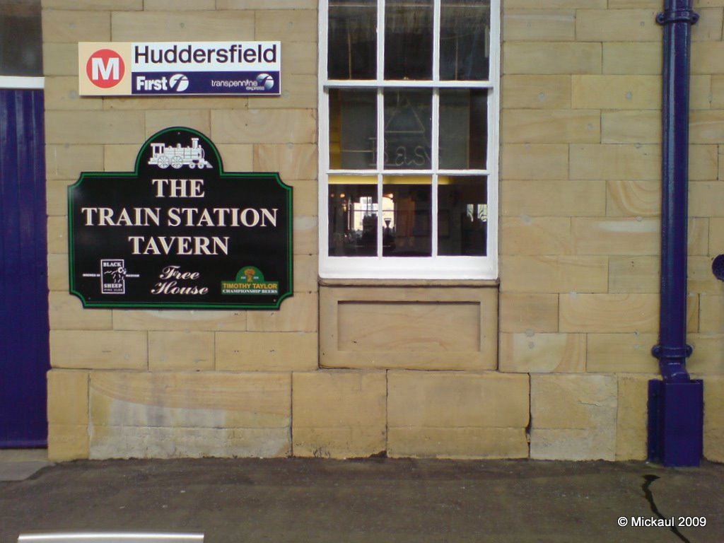 The Train Station Tavern, Huddersfield Railway Station, Yorkshire, England. UK by mickaul