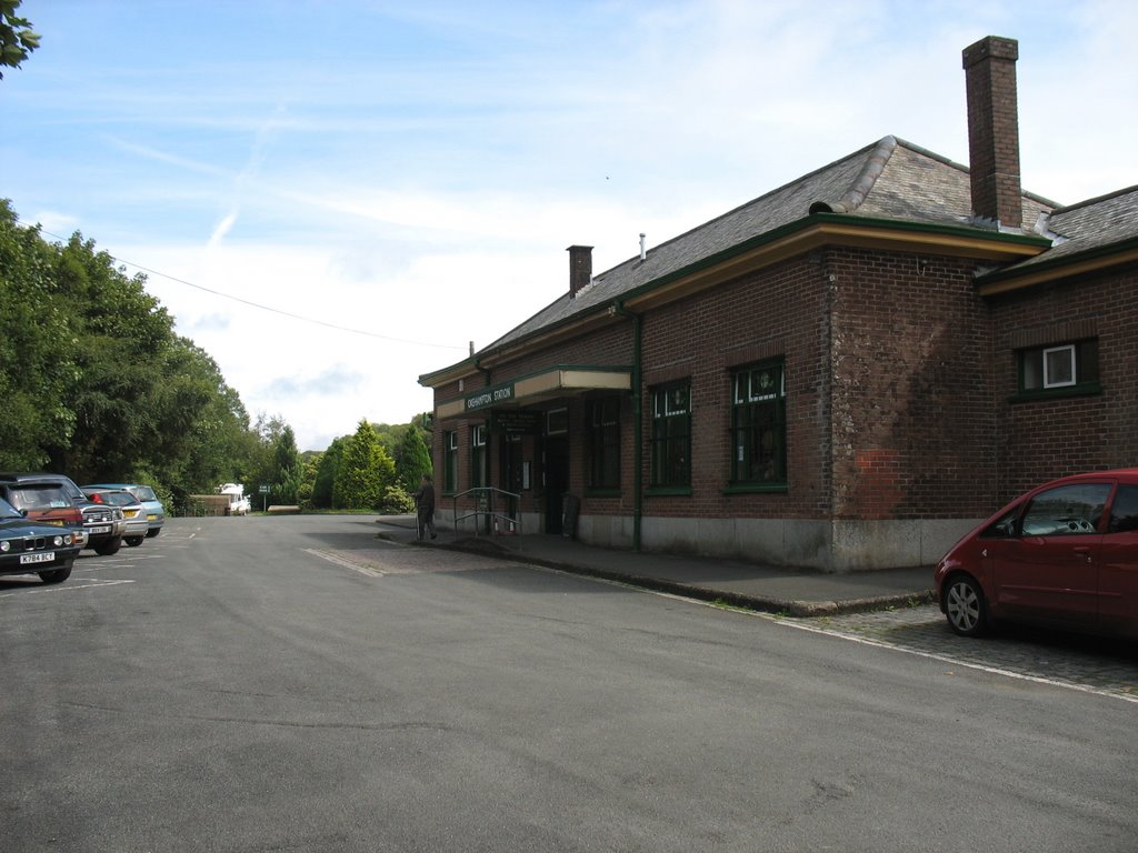 Okehampton Station approach, Dartmoor Railway by H T W Gay