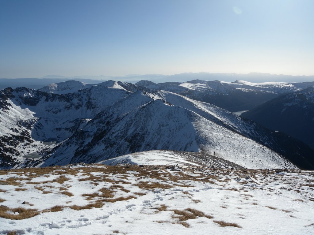 View From Musala Peak To The South by Downtownmagic