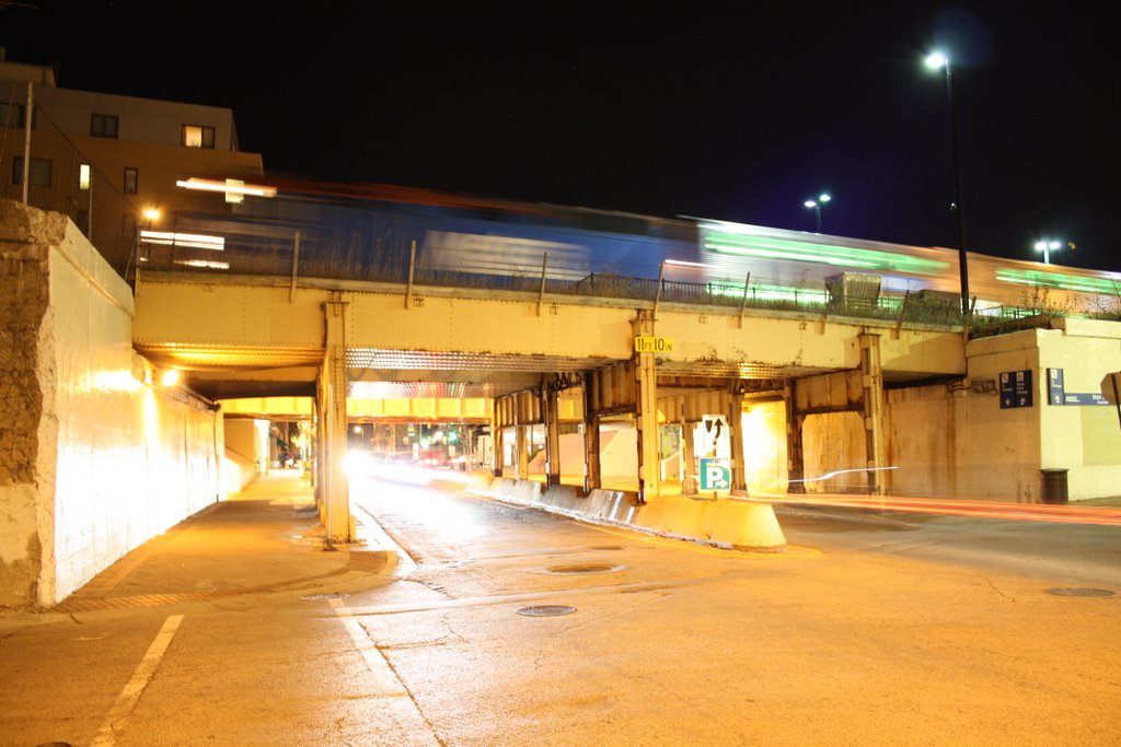 Main Street train crossing by lukexmartin