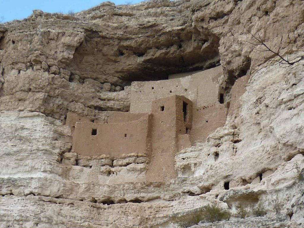 Montezuma Castle N.M, Az. No "Halls of Montezuma" here. by Bill Cook