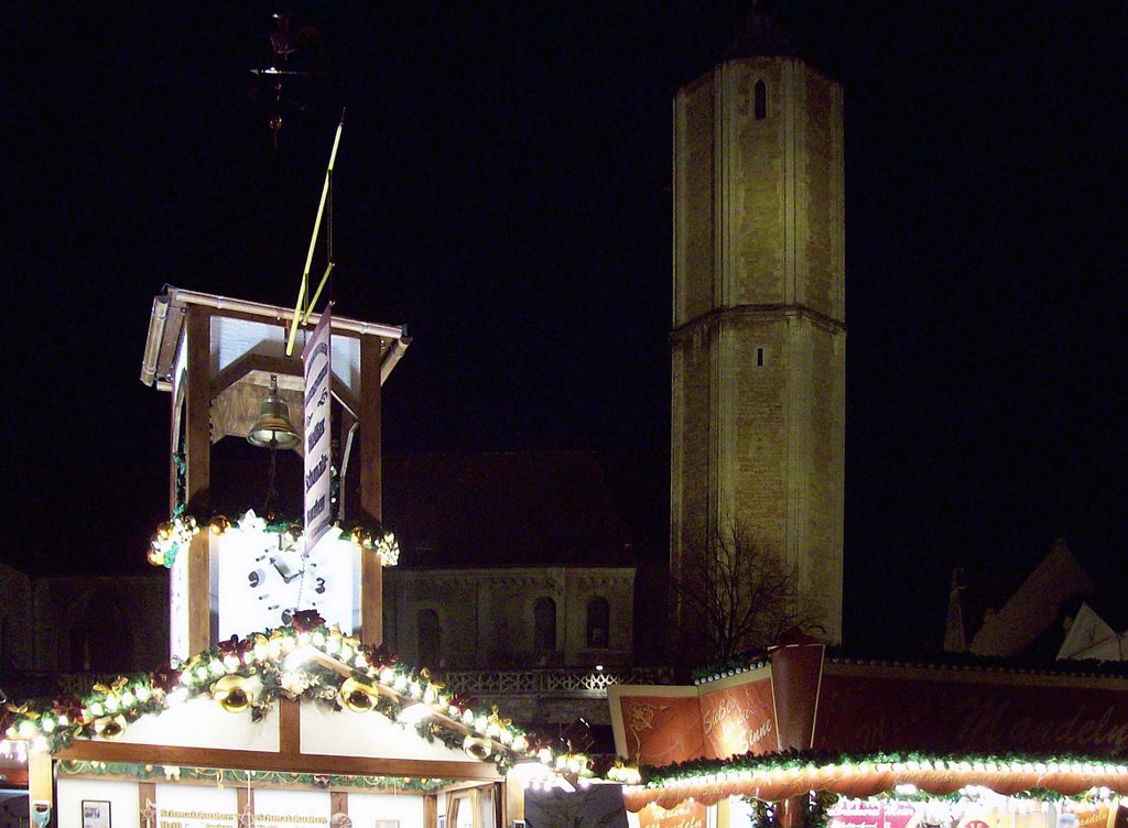 Braunschweig, Weihnachtsmarkt mit Dom St. Blasii by Dieter Fischer