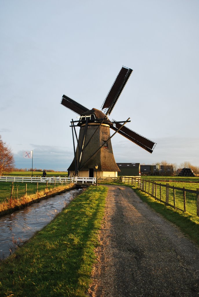 Poldermolen De Nijlandermolen by molenfotograaf (mill photographer)