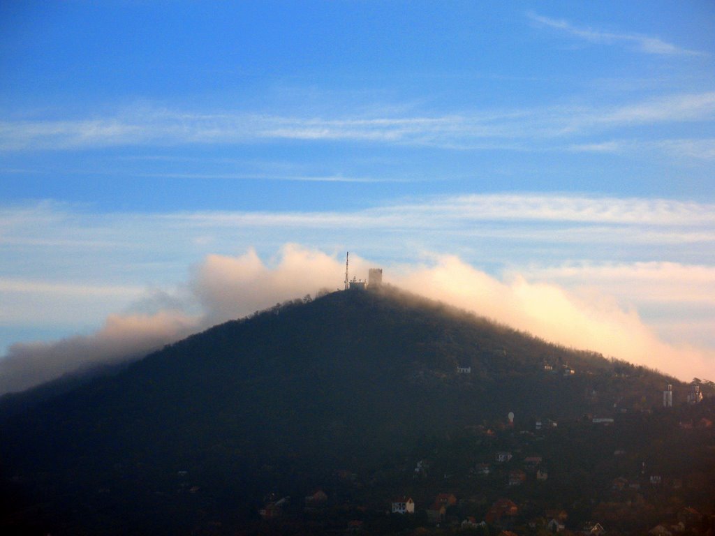 Kula u oblacima - Tower in the clouds by Boris Stefanovic