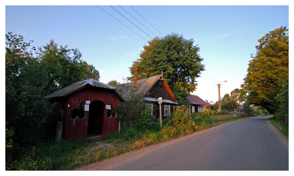 Dubno bus stop by Jerzy Szygiel