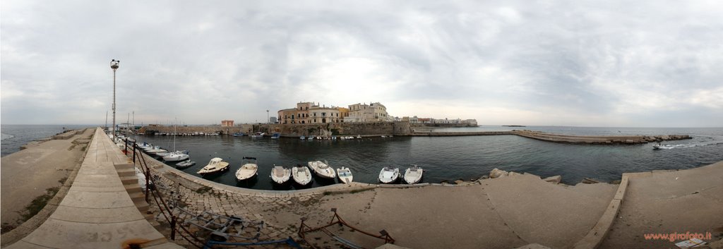 Gallipoli - Porto del Lazzaretto a 360° by www.girofoto.it