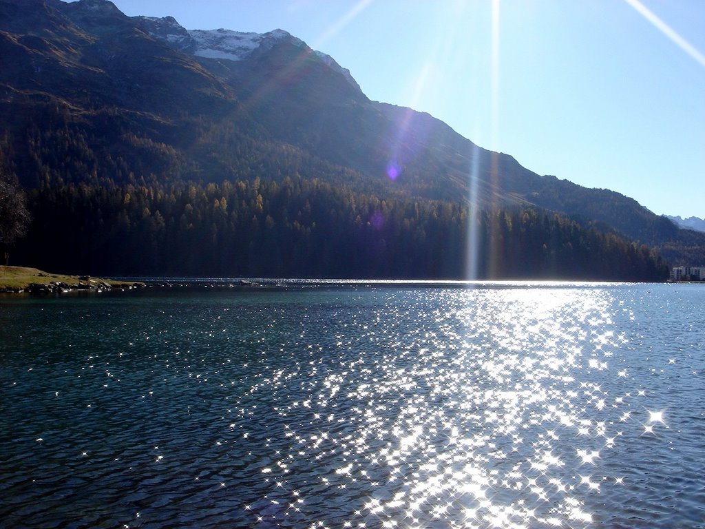 St.Moritz vista lago by Antonio Cavalieri Du…