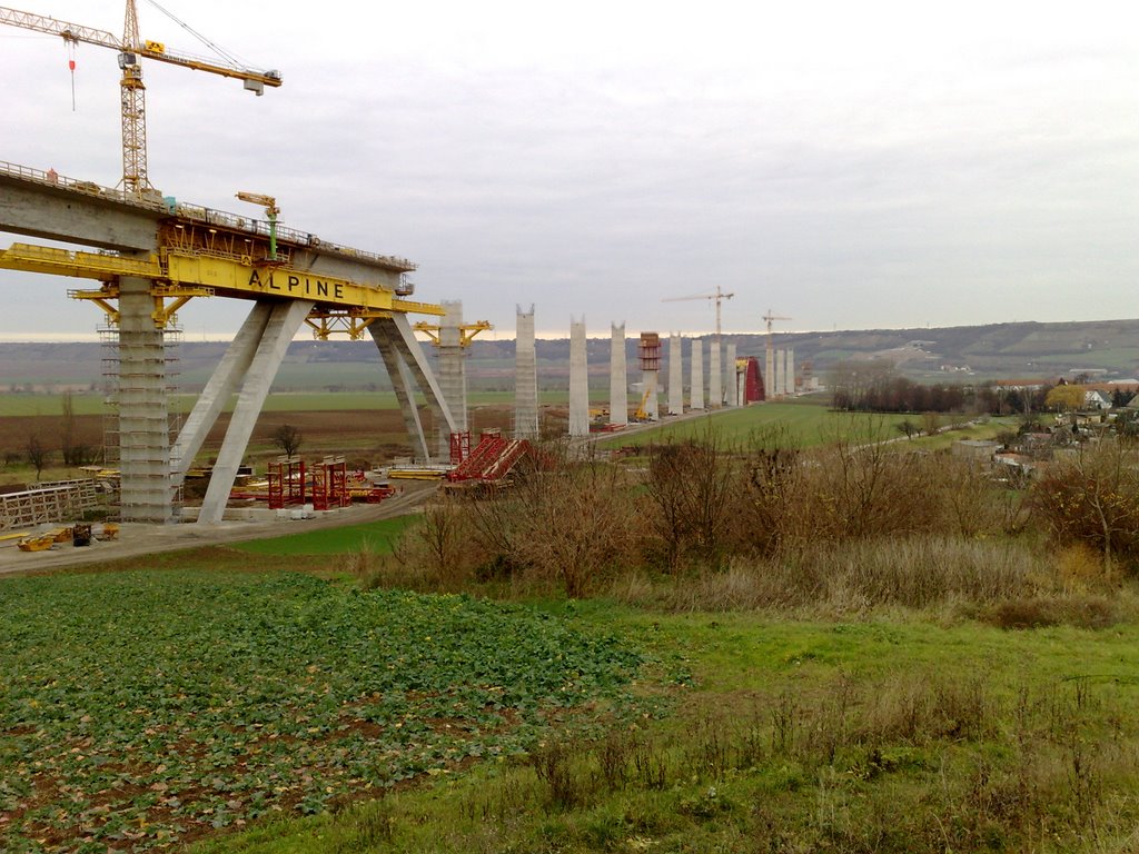 Unstruttalbrücke November 2009 by heinzl