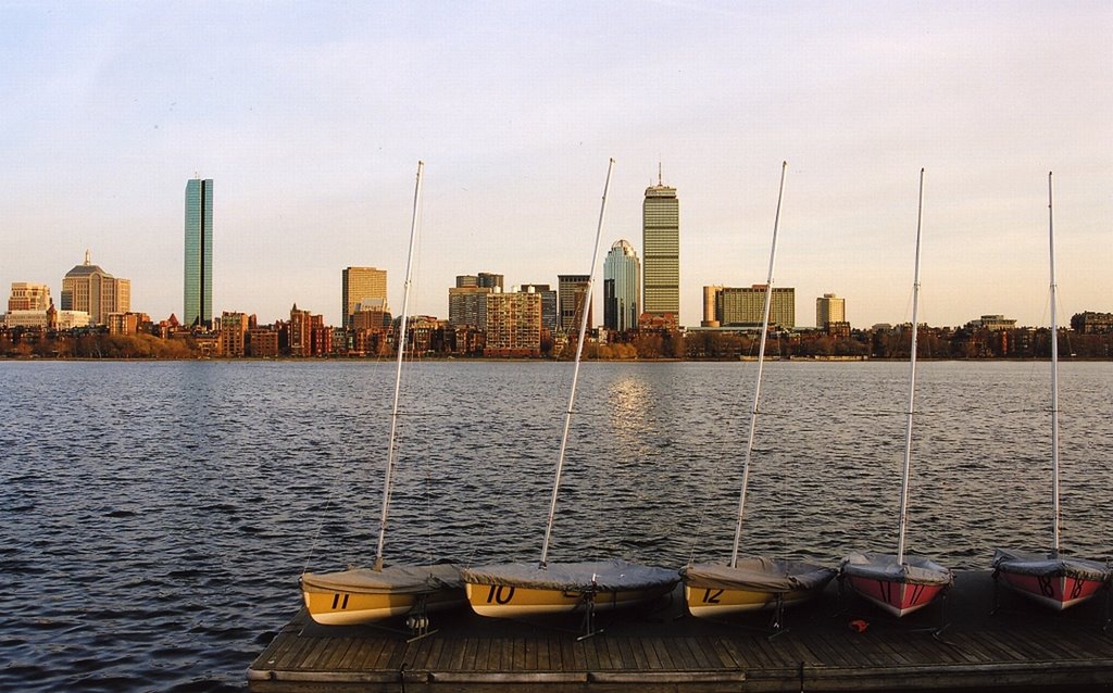 Charles River Basin, Boston, Mass. U.S.A. by Michael Schmieder