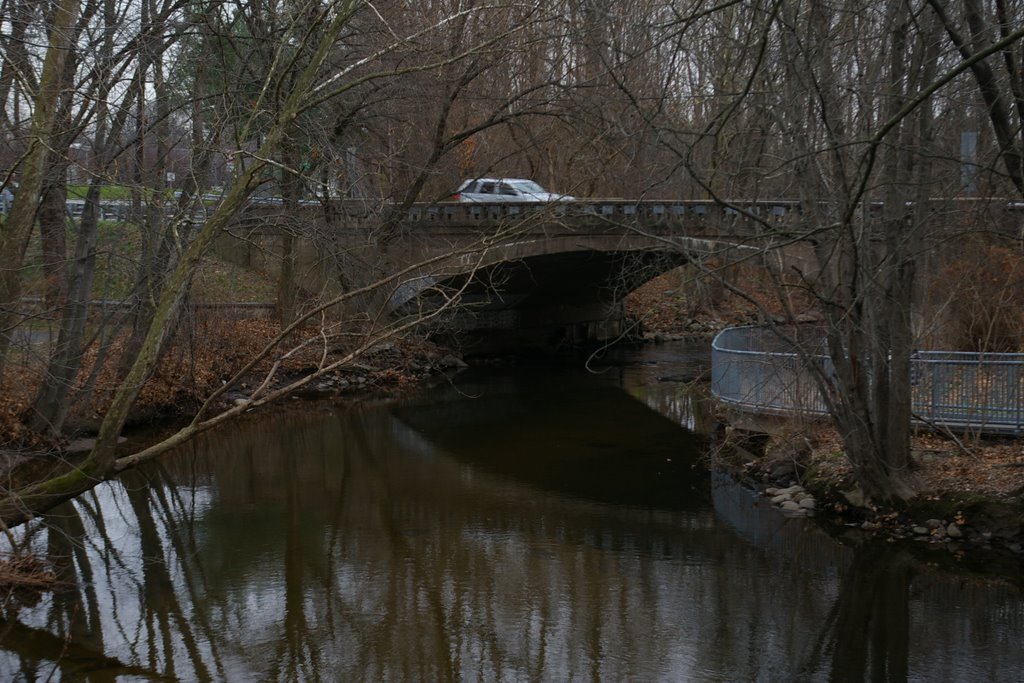 Bridge Over The Saddle River - Near The Old Red Mill by WRUlizio