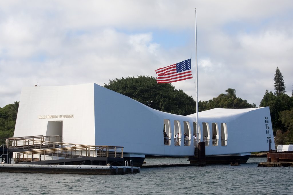 Arizona Memorial, Pearl Harbor by Mark Kortum