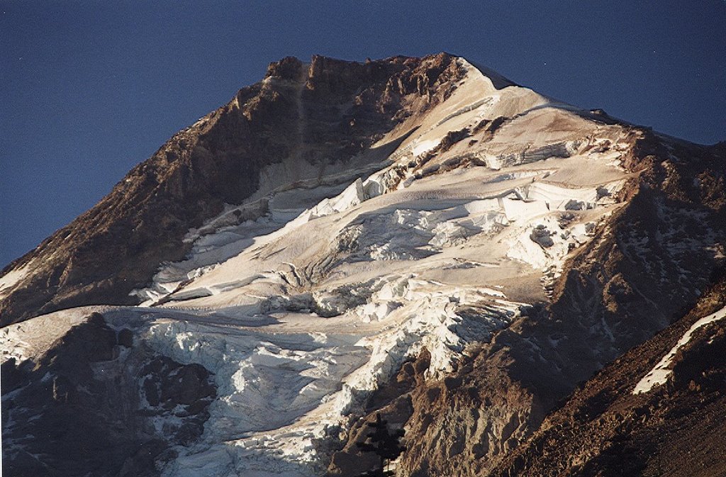 'Mt Hood-upper Coe glacier-photo by Jake Woodard by woodardphotos.net