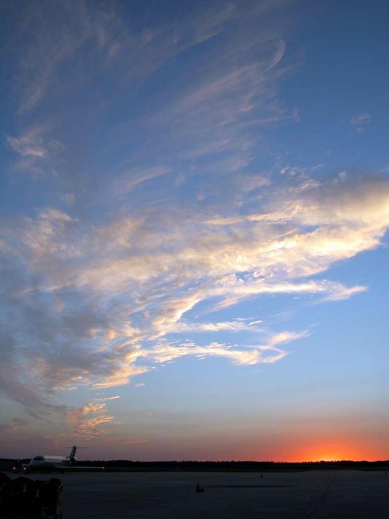 Sunset at Tallahassee Airport by Geoff Nicholson