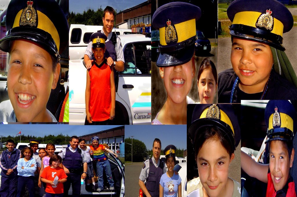 RCMP and Youngsters by Brian Fillmore